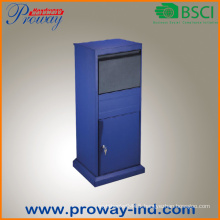 Galvanized Steel Lockable Parcel Mailbox Maximum Size of Parcel